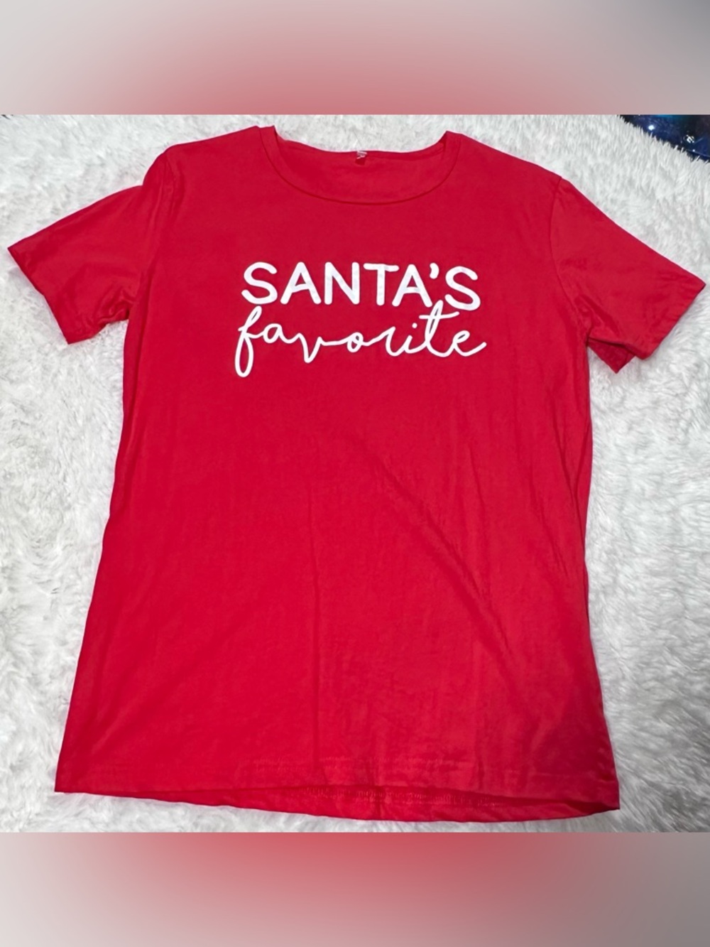 Santa's Favorite Red Short Sleeve Tee
